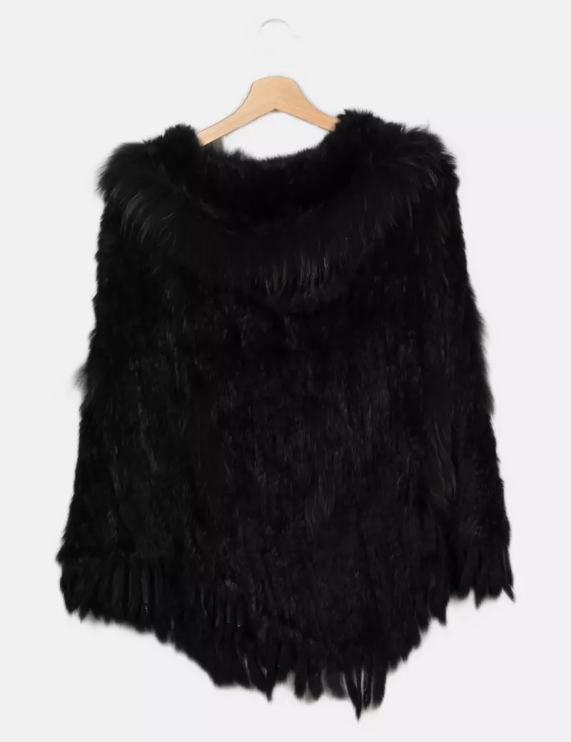 Bohochic Capa y poncho pelo