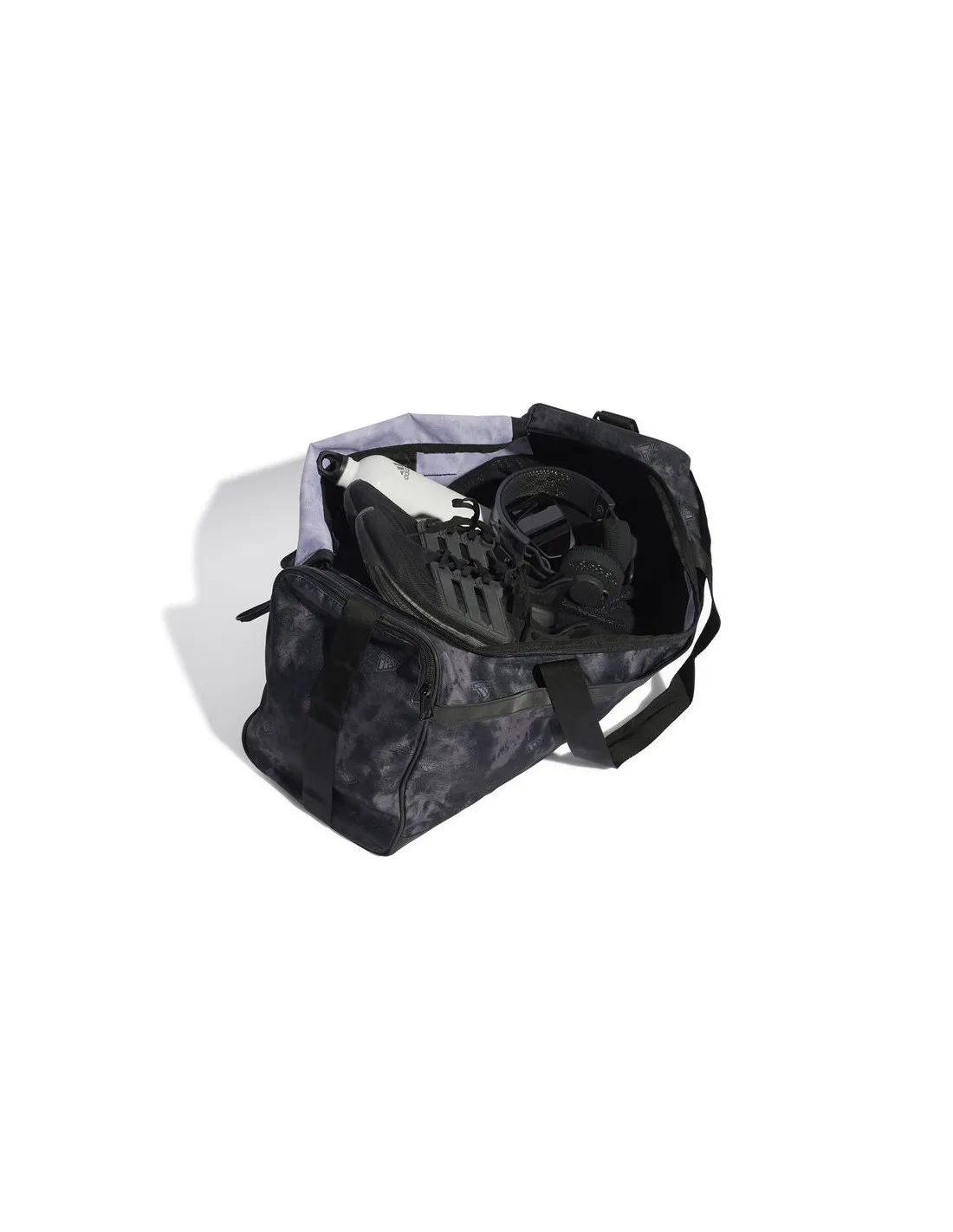 Bolsa de Deporte adidas Linear Graphic Mediana Duffel Negro