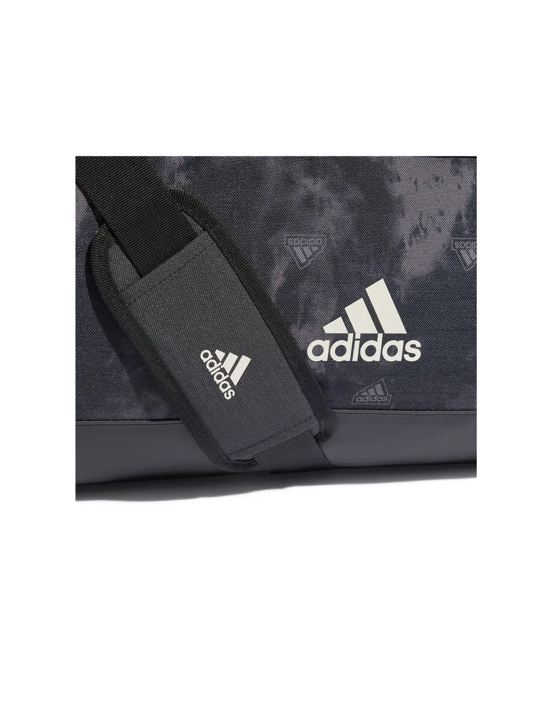Bolsa de Deporte adidas Linear Graphic Mediana Duffel Negro