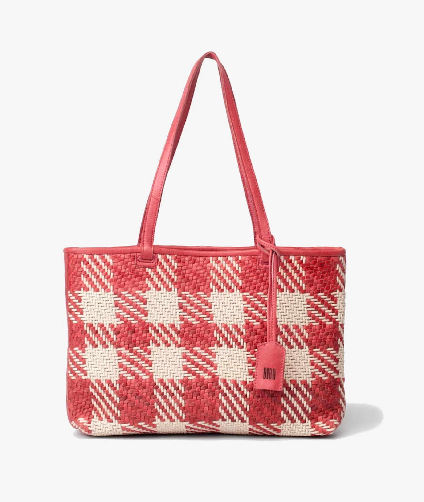 Bolso de piel pabloochoa.shoes HOS1L en rojo  Medidas 36 x 26 x 8 cm