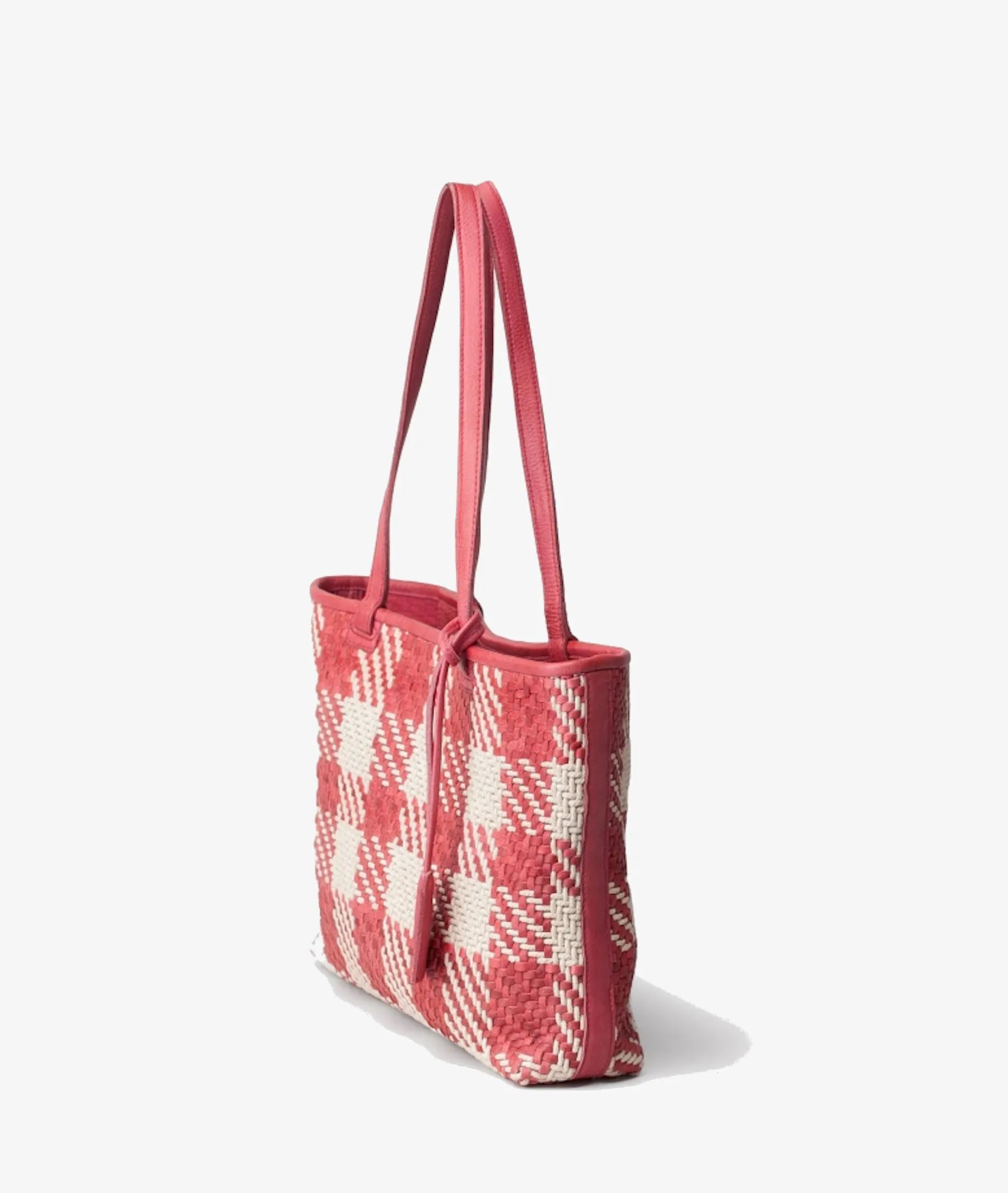 Bolso de piel pabloochoa.shoes HOS1L en rojo  Medidas 36 x 26 x 8 cm