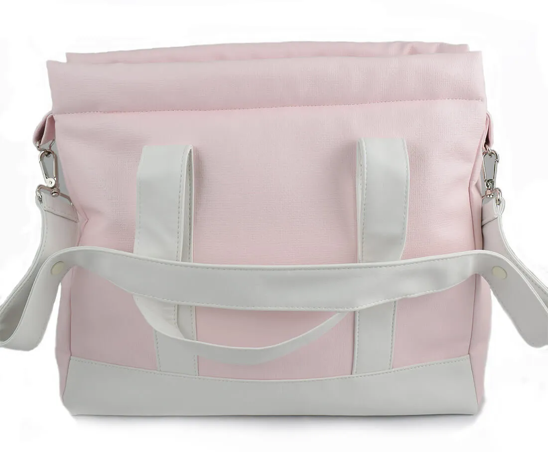 Bolso panera en color rosa