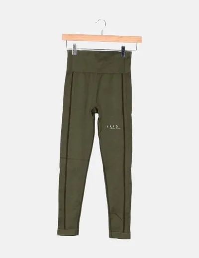 BORN LIVING YOGA Legging verde deportivo