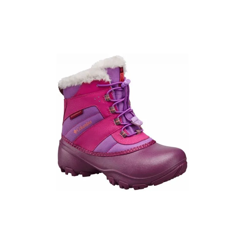 Botas de nieve Columbia Youth Rope Tow III Waterproof (Northern Lights, Melonade) niño