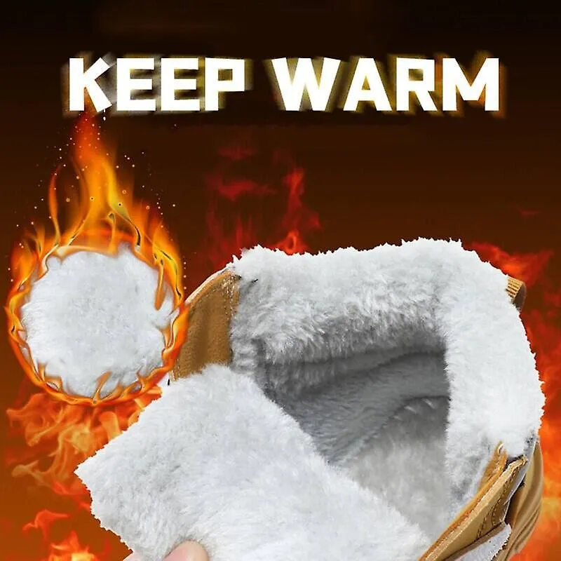 Botas de nieve para niños de invierno Raquetas de nieve Zapatillas de deporte de niño cálidas de felpa más algodón Niñas Botines