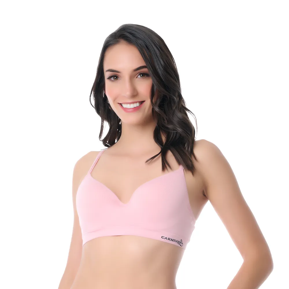 Brasier estilo top deportivo con logo impreso 23780