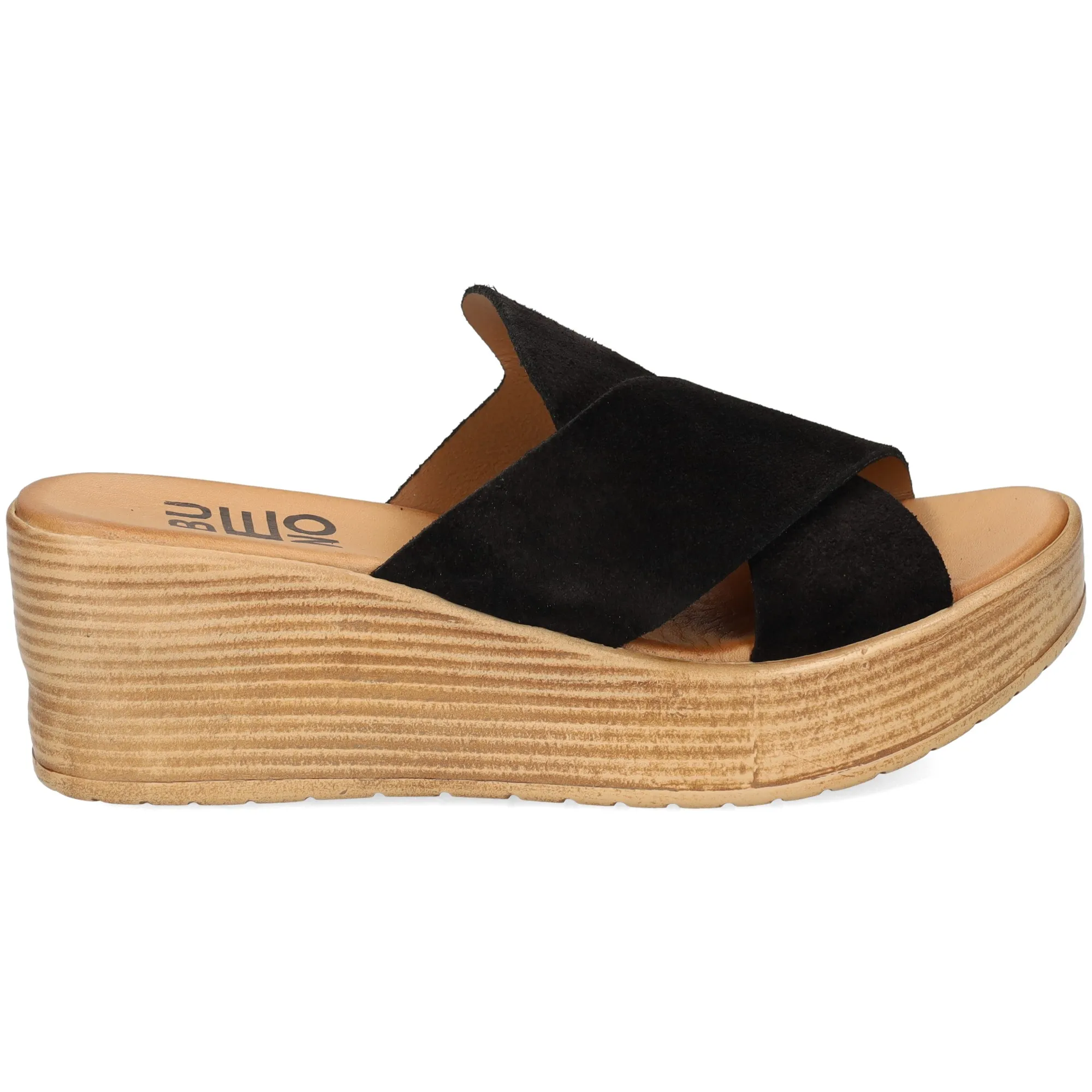BUENO Sandalias con plataforma de Mujer NEGRO