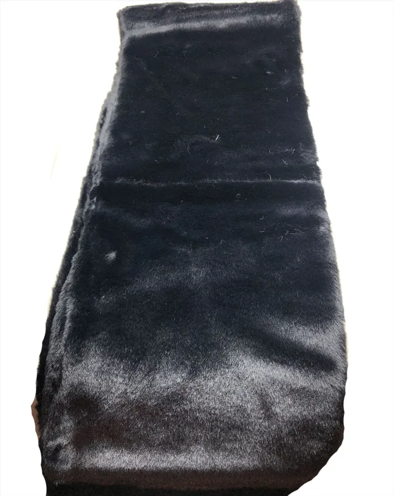 BUFANDAS Y ESTOLAS DE PELO NEGRAS PARA BODAS Y EVENTOS