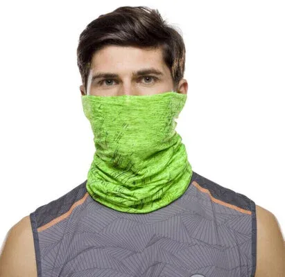 BUFF COOLNET UV+ NECKWEAR REFLECTIVE RLIME HTR