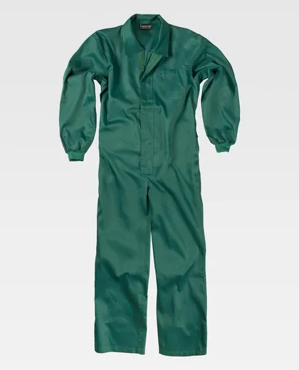 Buzo con cierre de velcro, Verde