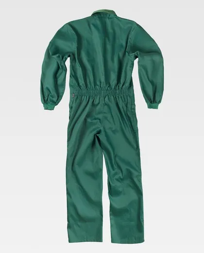 Buzo con cierre de velcro, Verde