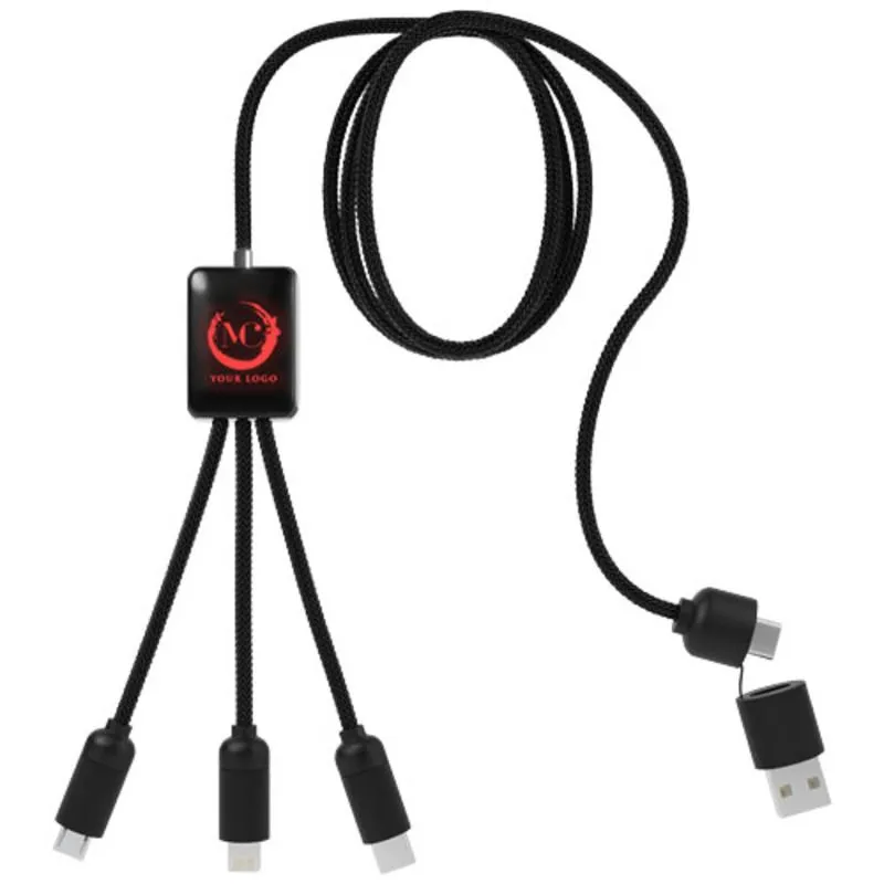 Cable de carga extensible personalizado 5 en 1