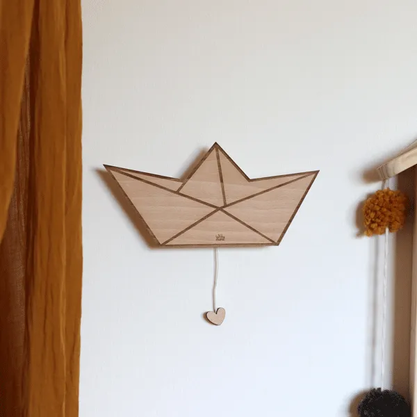 Caja De Música De Pared – Barquito De Papel
