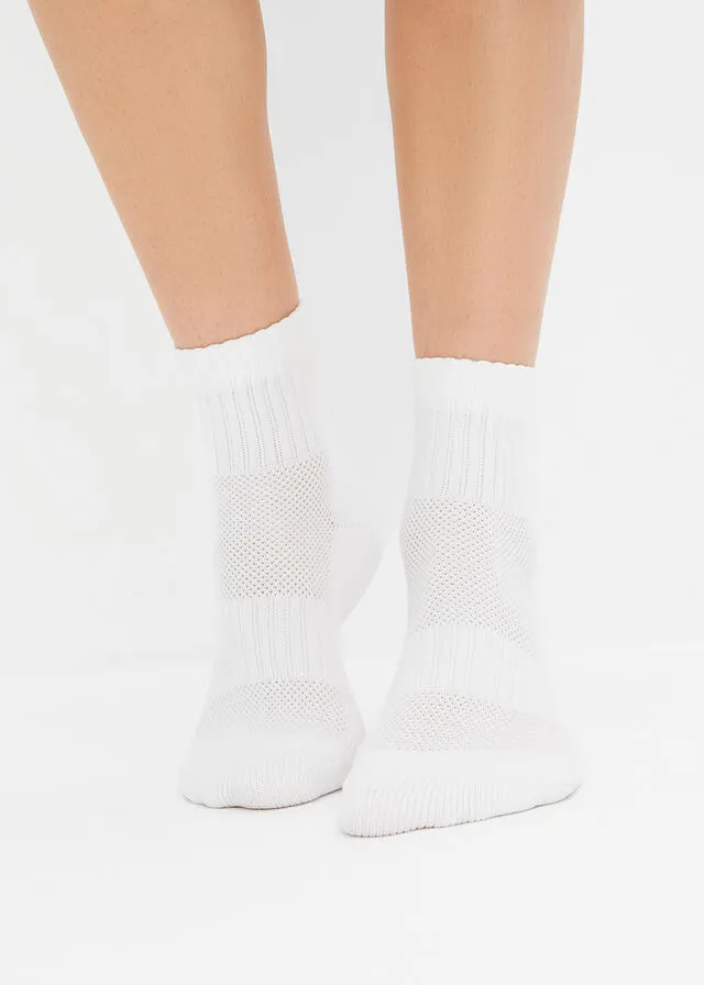 Calcetines deportivos Negro+blanco
