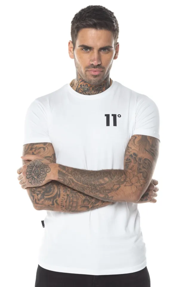 Camiseta 11º Core Muscle Fit color blanco