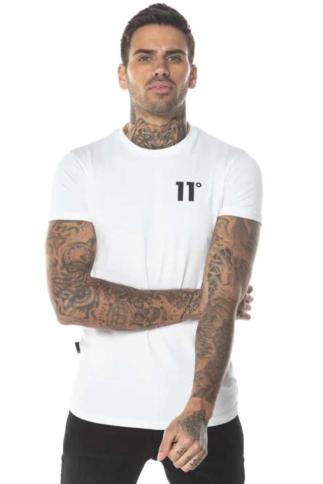 Camiseta 11º Core Muscle Fit color blanco