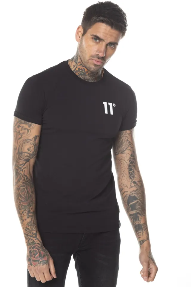 Camiseta 11º Core Muscle Fit color negro