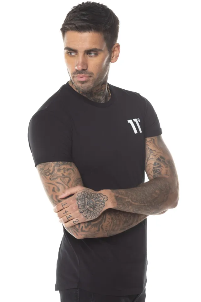 Camiseta 11º Core Muscle Fit color negro