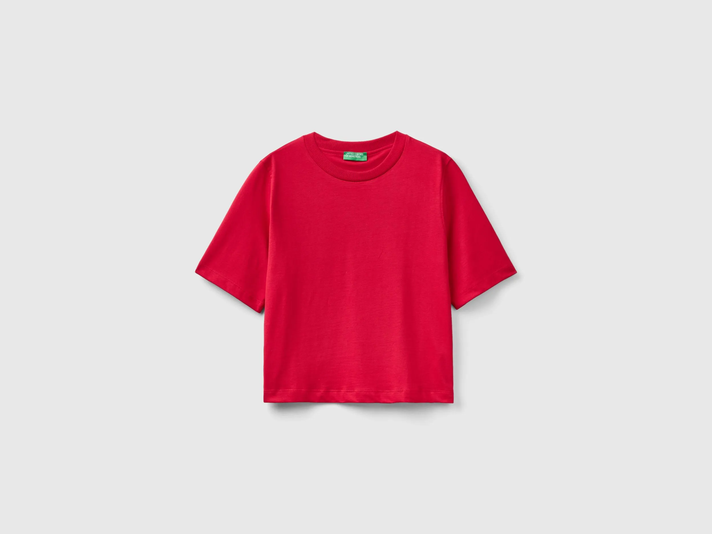 Camiseta boxy fit de 100 % algodón