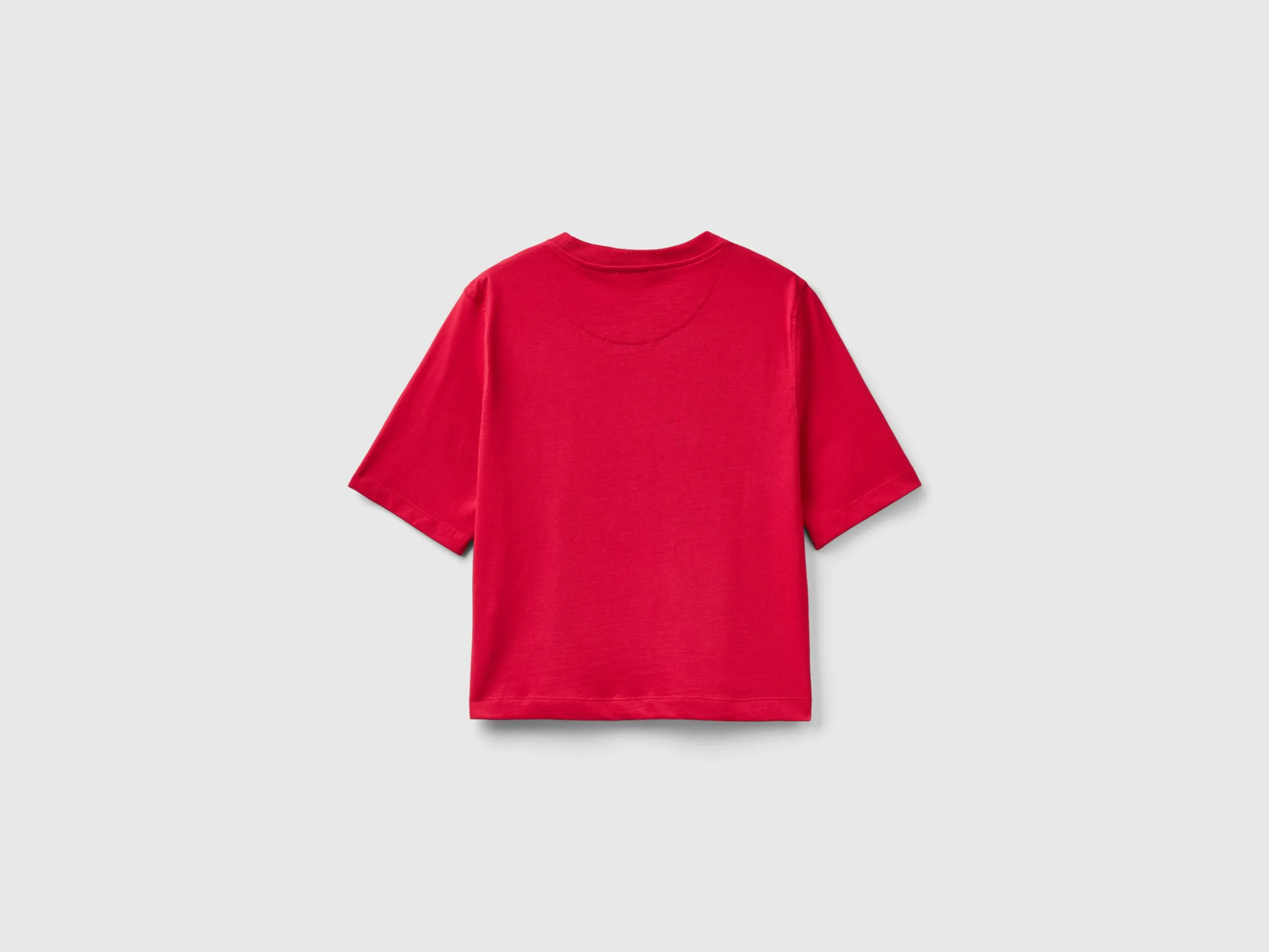 Camiseta boxy fit de 100 % algodón