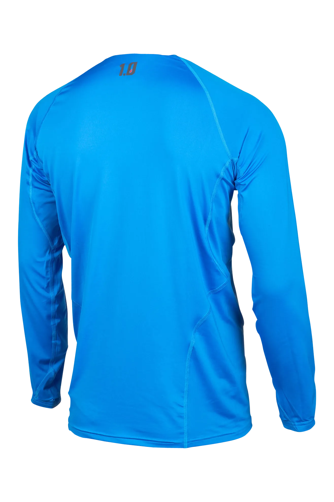 Camiseta Capa Base Klim Aggressor 1.0 Azul Eléctrico Limonada