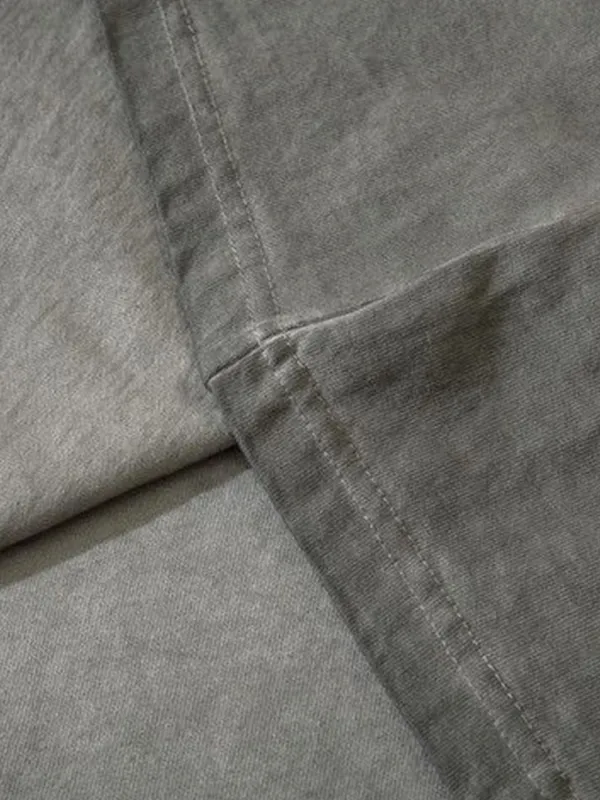 Camiseta de manga larga con estampado de mariposas para hombre