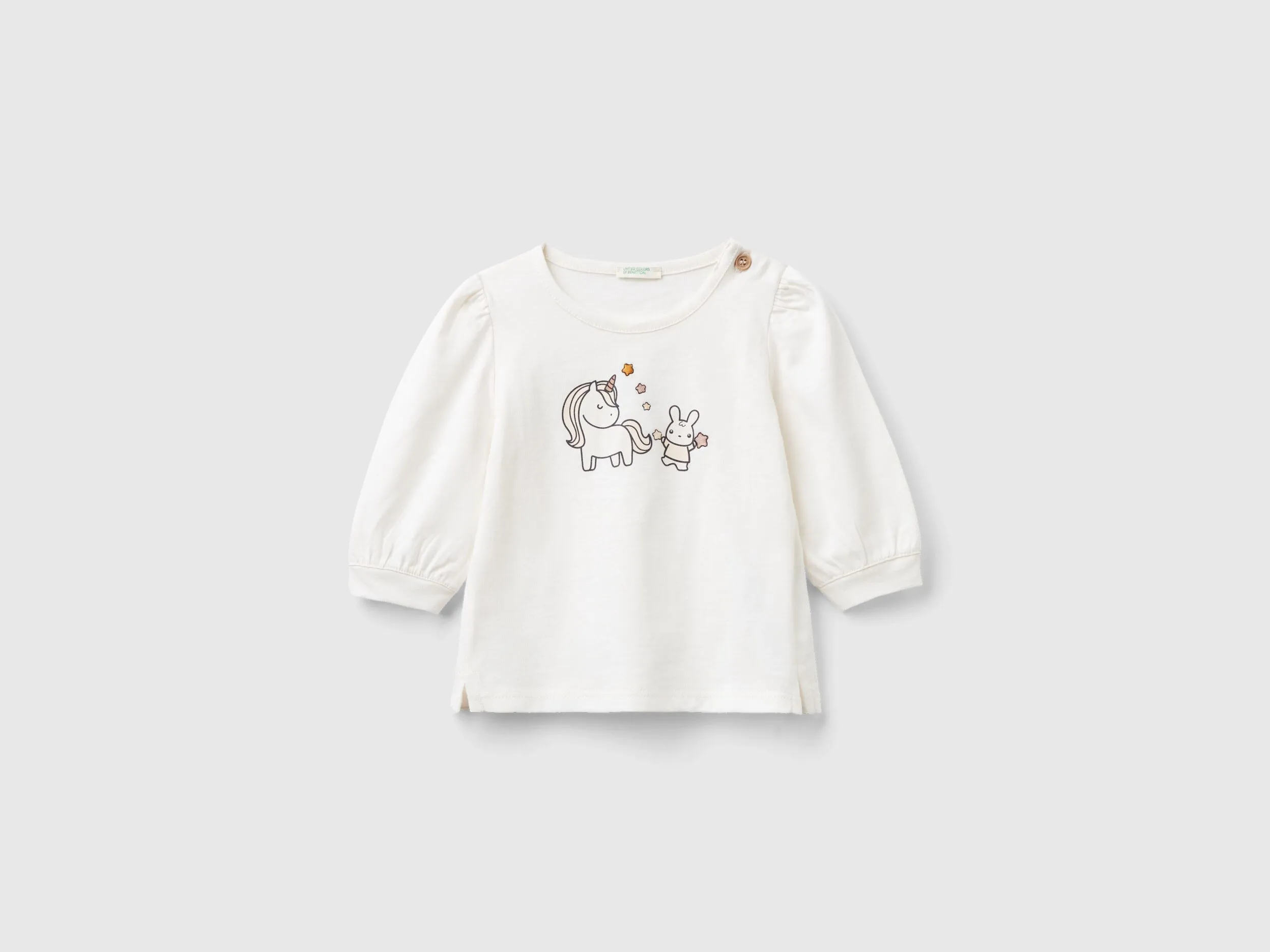 Camiseta de manga larga de algodón orgánico