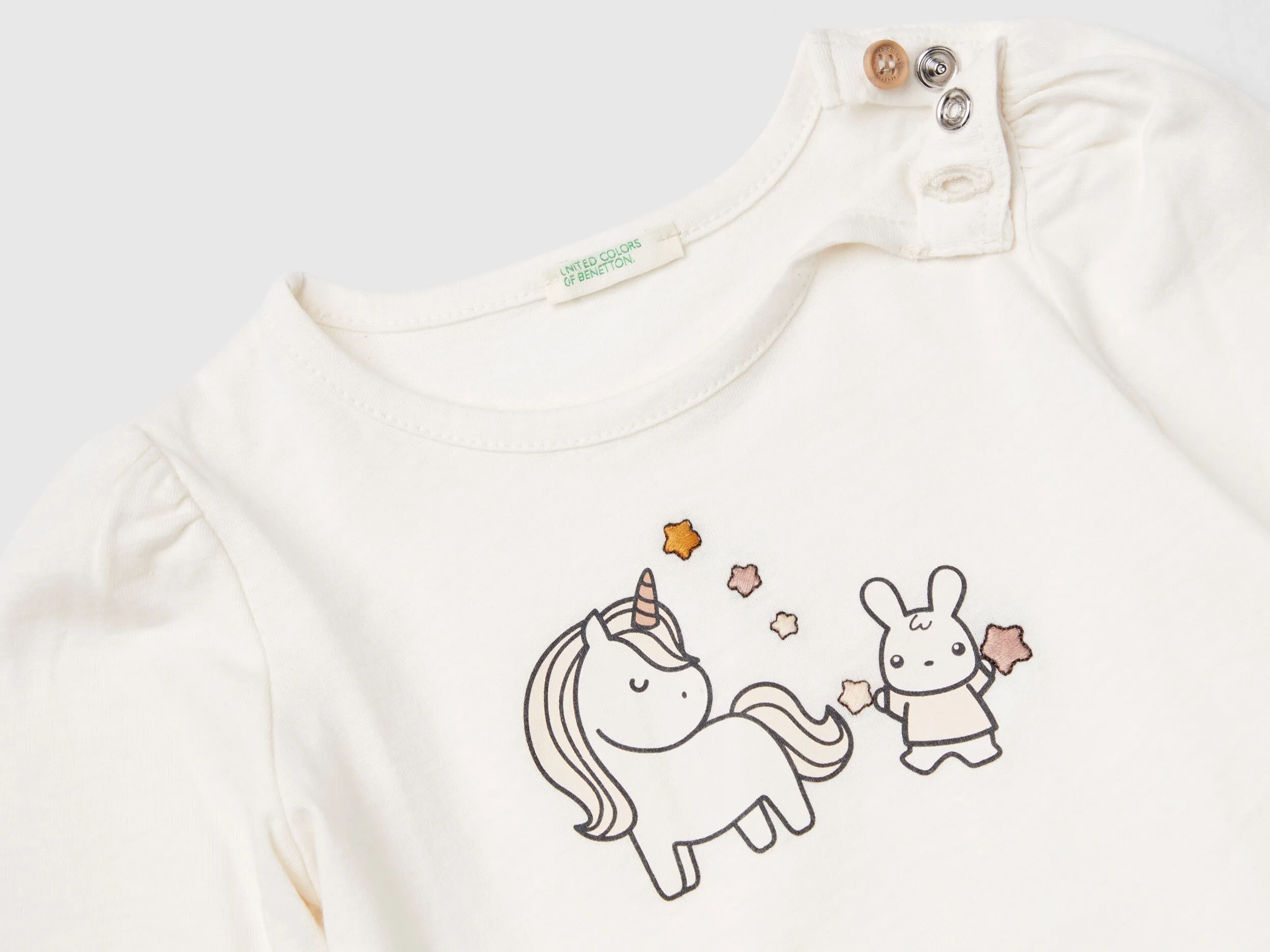 Camiseta de manga larga de algodón orgánico