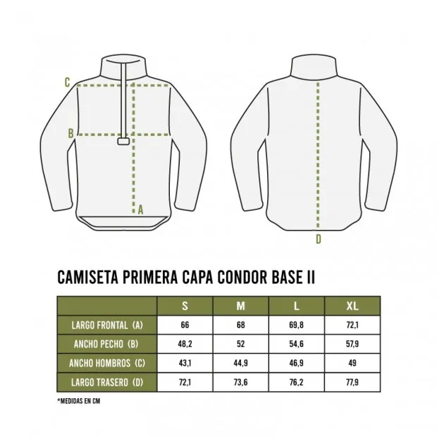 CAMISETA PRIMERA CAPA CONDOR BASE II