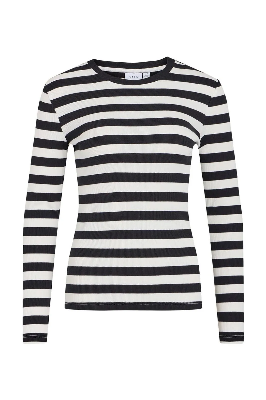 CAMISETA RAYAS VICURLY NEGRO Y BLANCO