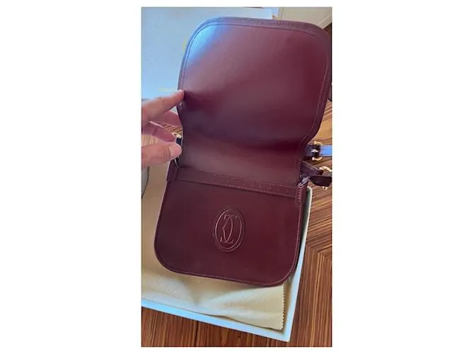 Cartier Bolsos de mano Burdeos 
