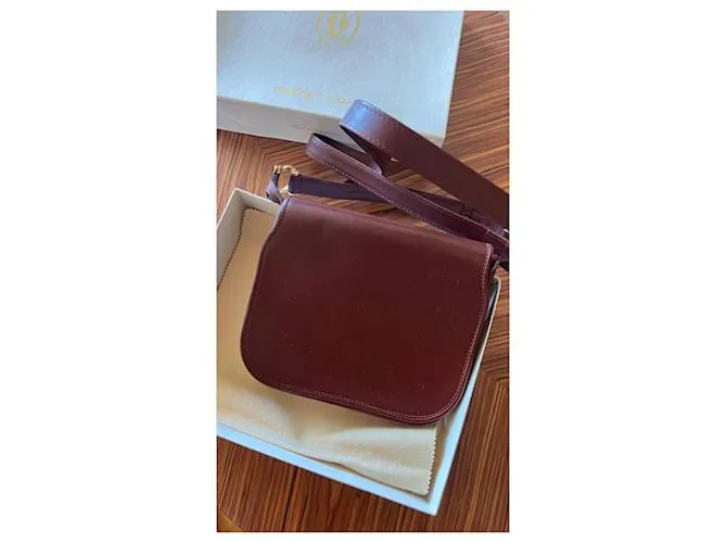Cartier Bolsos de mano Burdeos 