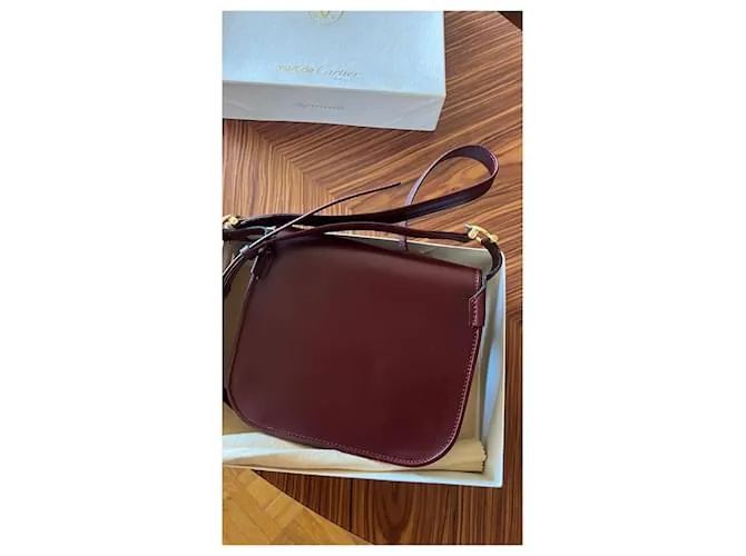 Cartier Bolsos de mano Burdeos 