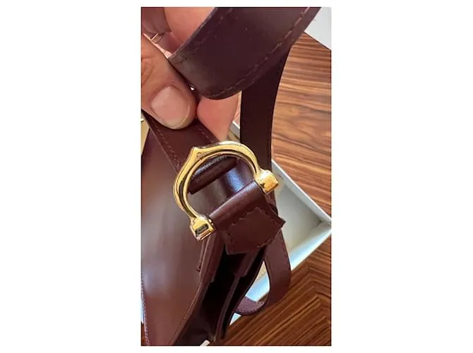 Cartier Bolsos de mano Burdeos 
