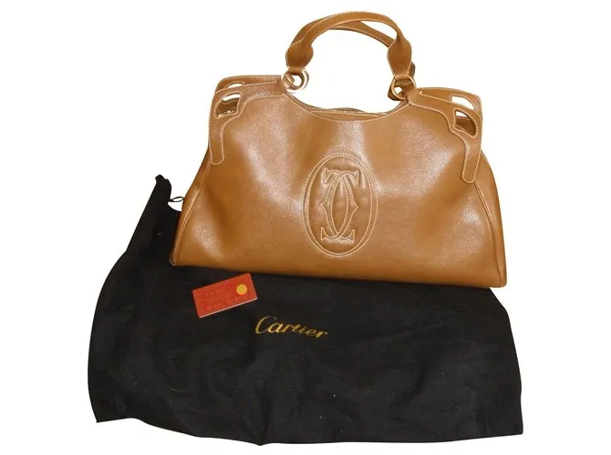Cartier Bolsos de mano Caramelo 