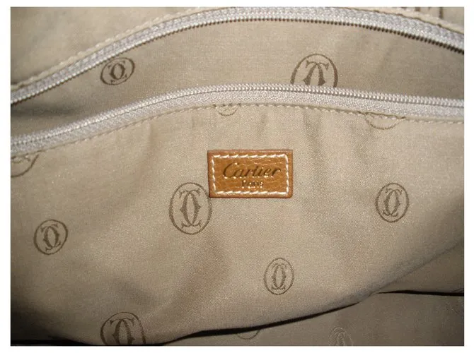Cartier Bolsos de mano Caramelo 