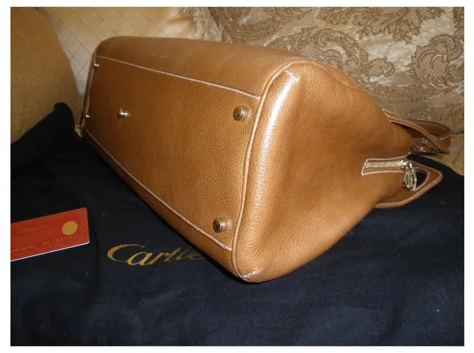 Cartier Bolsos de mano Caramelo 