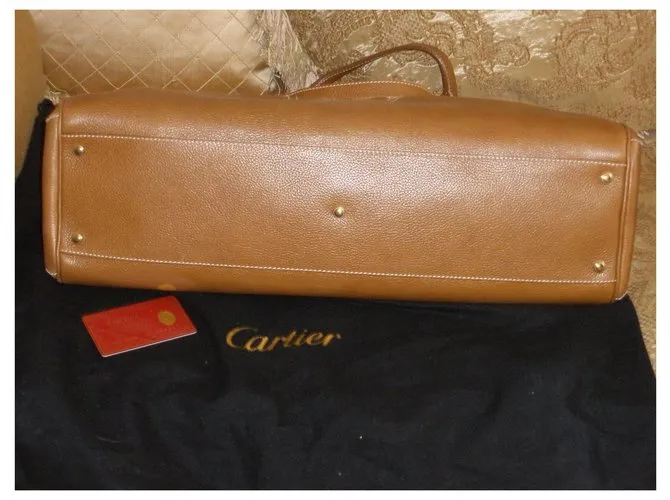 Cartier Bolsos de mano Caramelo 
