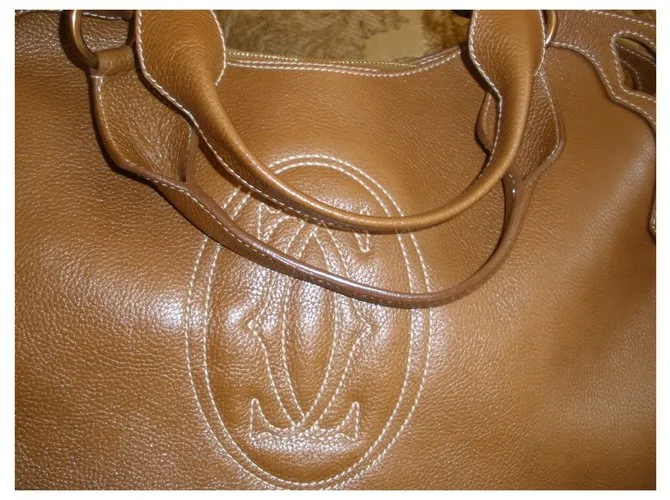 Cartier Bolsos de mano Caramelo 