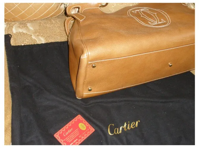 Cartier Bolsos de mano Caramelo 