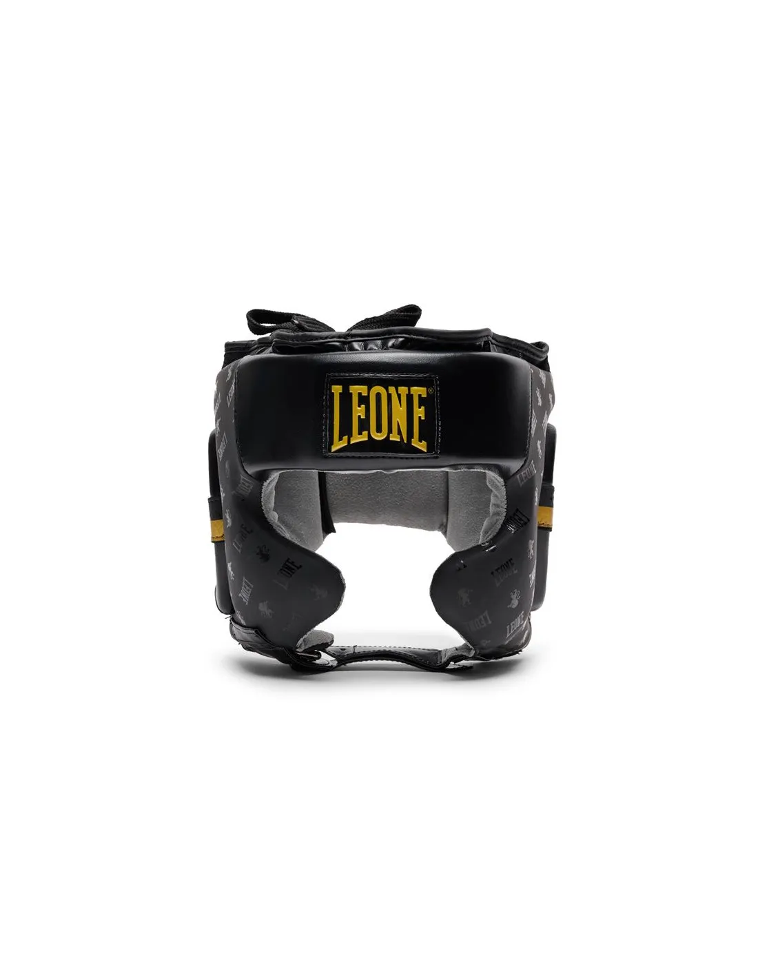 Casco de Boxeo Leone Protector Con Pomulo Dna Negro