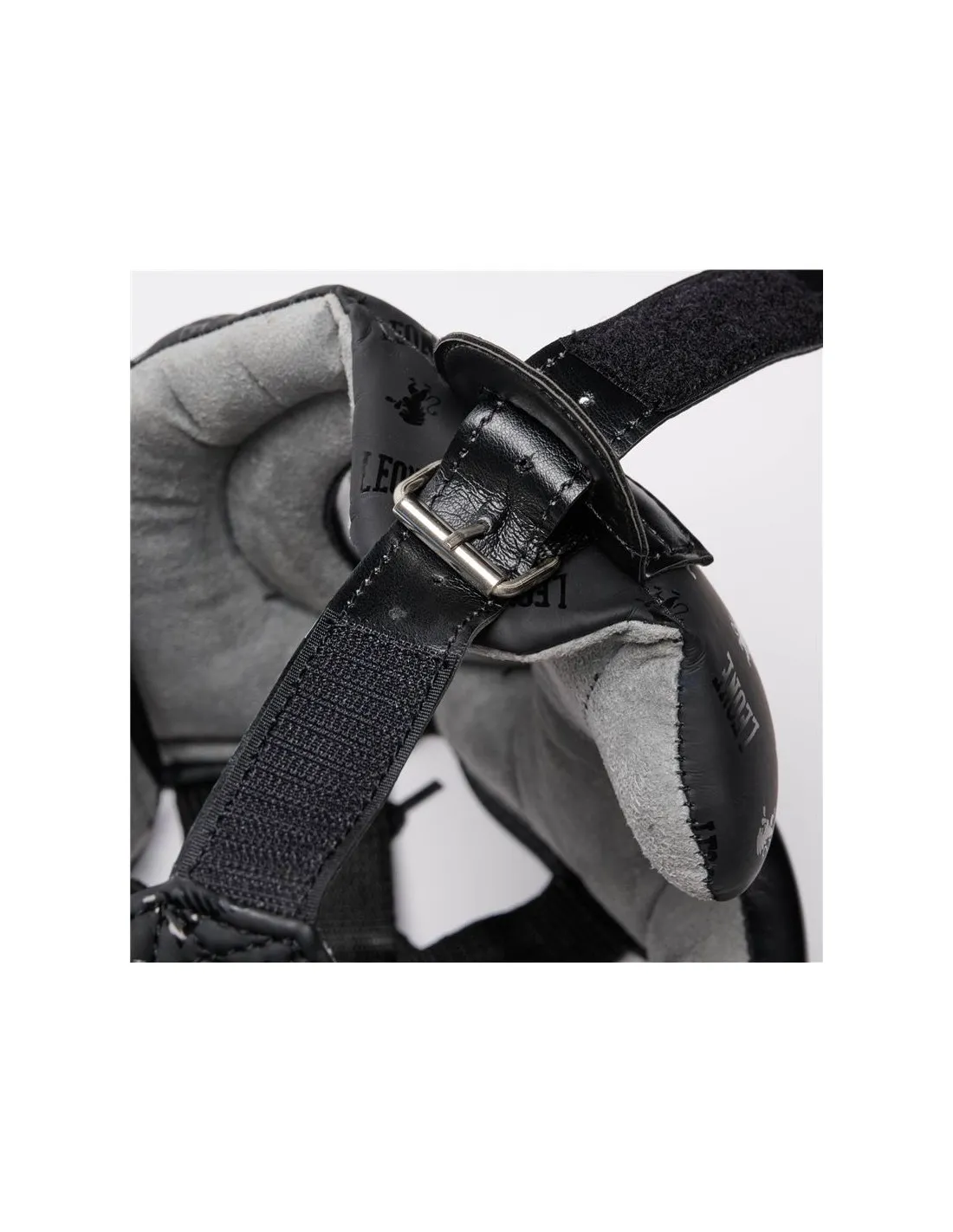 Casco de Boxeo Leone Protector Con Pomulo Dna Negro