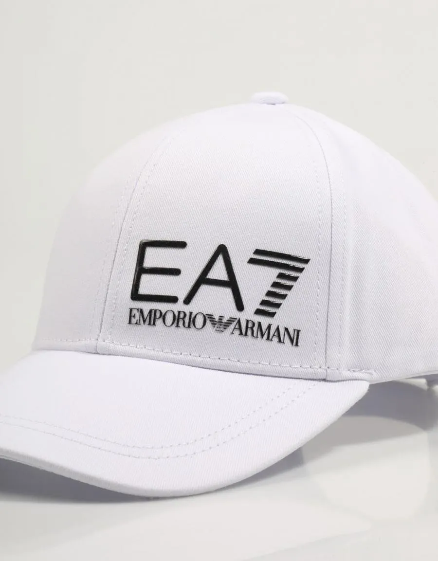 casquette ARMANI EA7 Train Core U Cap Logo 247088 en Blanc 83327