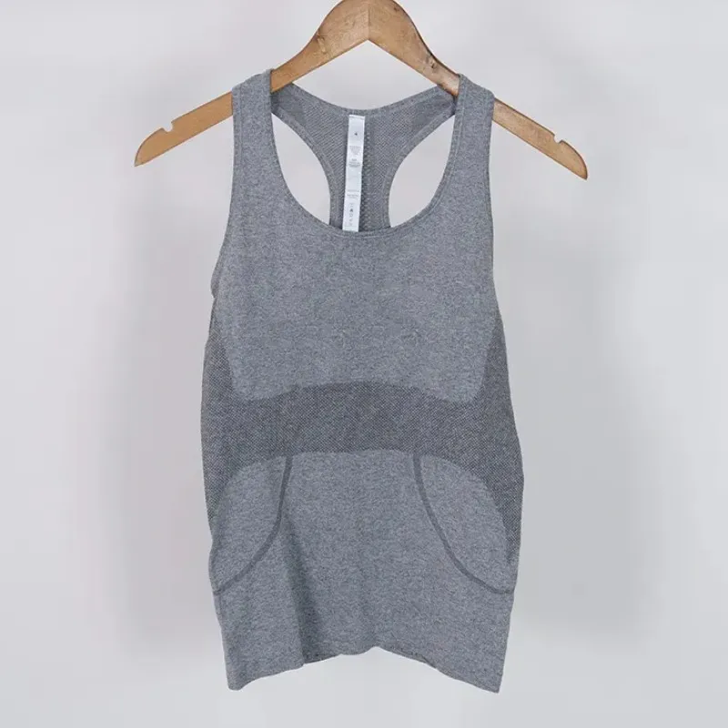 Chaleco de yoga entrenamiento sólido camisas sin espalda atuendo deportes top de manguera para manguetios para mujeres ropa de g