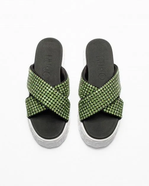 Chanclas Liu Jo Lovely Sandal 02 Verde