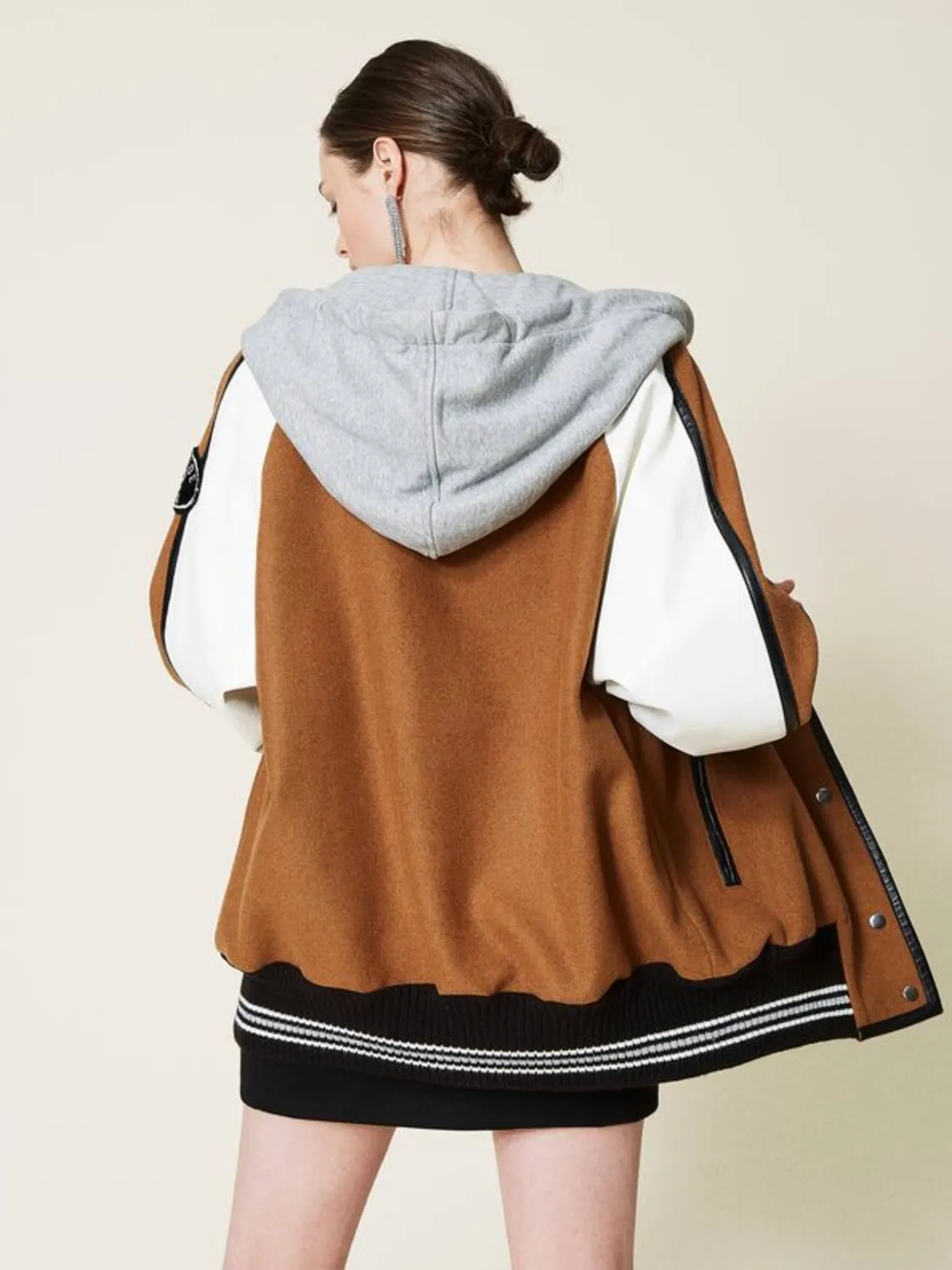 CHAQUETA BOMBER DE PAÑO ACTITUDE T.S