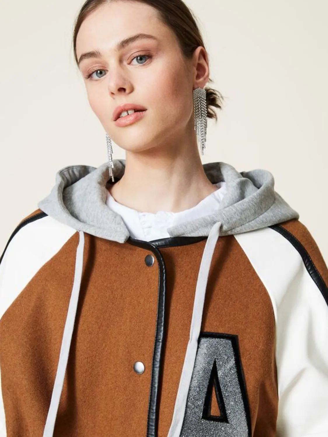 CHAQUETA BOMBER DE PAÑO ACTITUDE T.S
