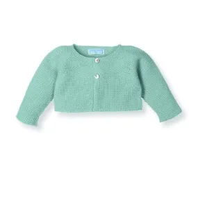 Chaqueta Niña hilo sin costuras - Verde Aquatic