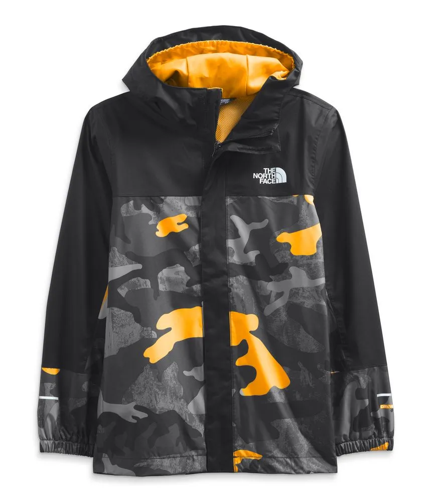 Chaqueta Printed Antora Rain Impermeable Negra Niño The North Face