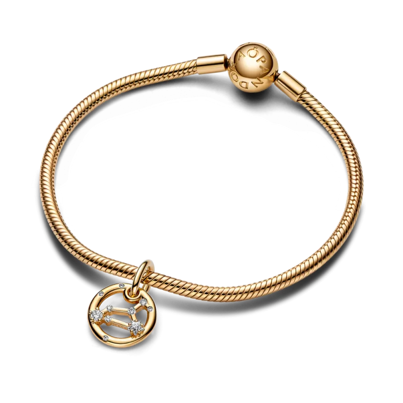 Charm Pandora Leo baño oro 14k 762725C01